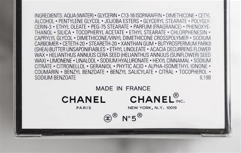 chanel no 5 ingredients.